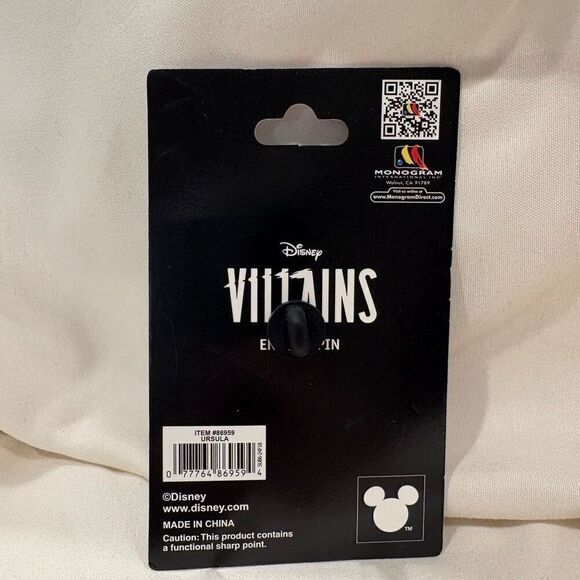 Disney Villain The Little Mermaid Ursula Cute Collectible Pin Enamel Pin NWT - Picture 4 of 4